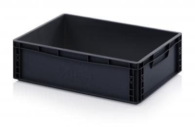 ESD Antistatic Euro Bin Containers - 60 x 40 x 17 cm (L x W x H) - 666 ESD EG 64/17 HG